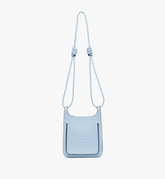 ショルダーバッグ・ポシェット MCM LEATHER HIMMEL HOBO BAG WITH EMBOSSED LOGO MCM Himmel Hobo In Embossed Logo Leather | ShopSimon
