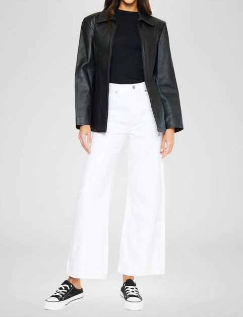 KanCan Mara Ultra High Rise 90's Wide Leg Jeans White 25 5