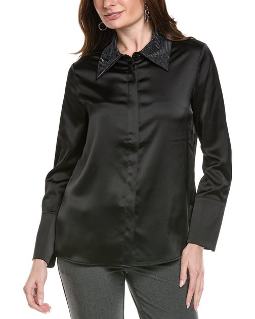 Joseph Ribkoff Solid Top Black Small 2