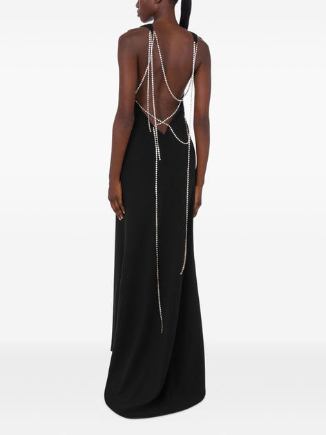 Moschino Robe Maxi Noire Fluide noir EU 42 (M) femme 4