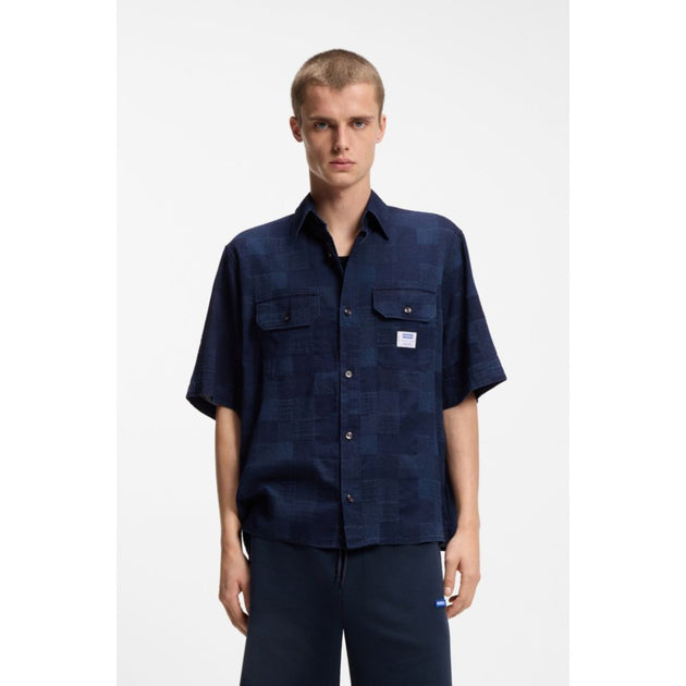 Hugo Boss Over Shirt Blue XXL 4