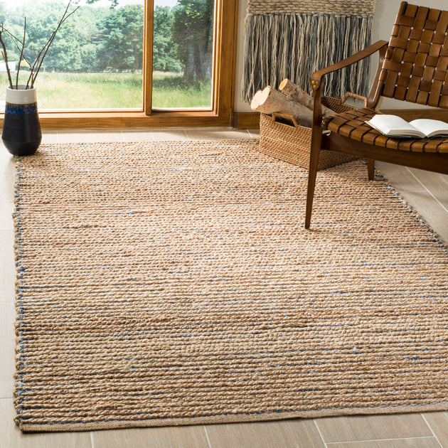 Safavieh Cape Cod CAP307 Area Rug Natural/Blue 2