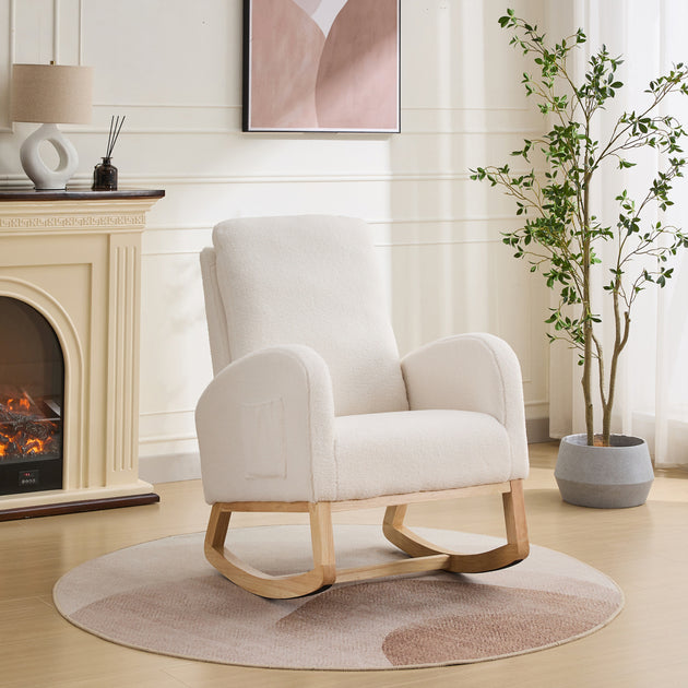 Streamdale Rocking Chair Ivory 3