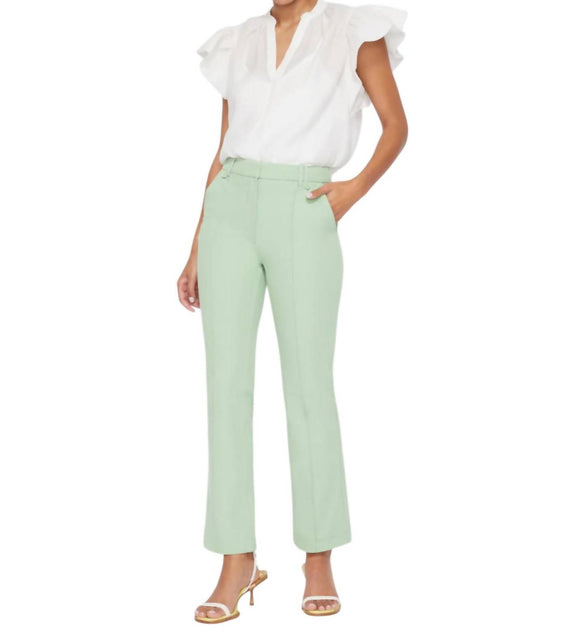 Jonathan Simkhai Tianna Cropped Pants Blue US 2 2