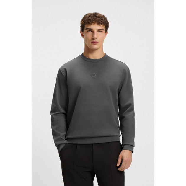 Boss Sweatshirt mit Double B Monogramm schwarz Large 4