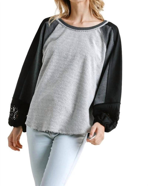 Umgee Häkeltop Schwarz Klein 2