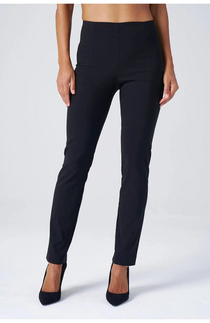 Fransenverjüngte Hose Schwarz Medium von Franne Golde 2
