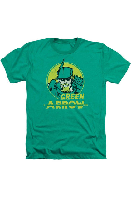 Gildan DC Comics Archer Circle T-Shirt Green Large 2