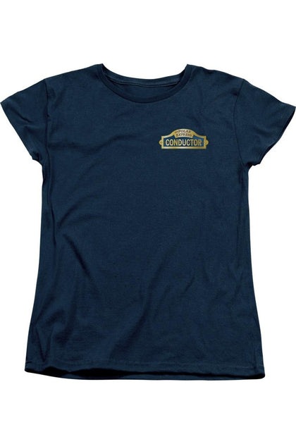 Gildan Polar Express Conductor T-Shirt Blau Large 2