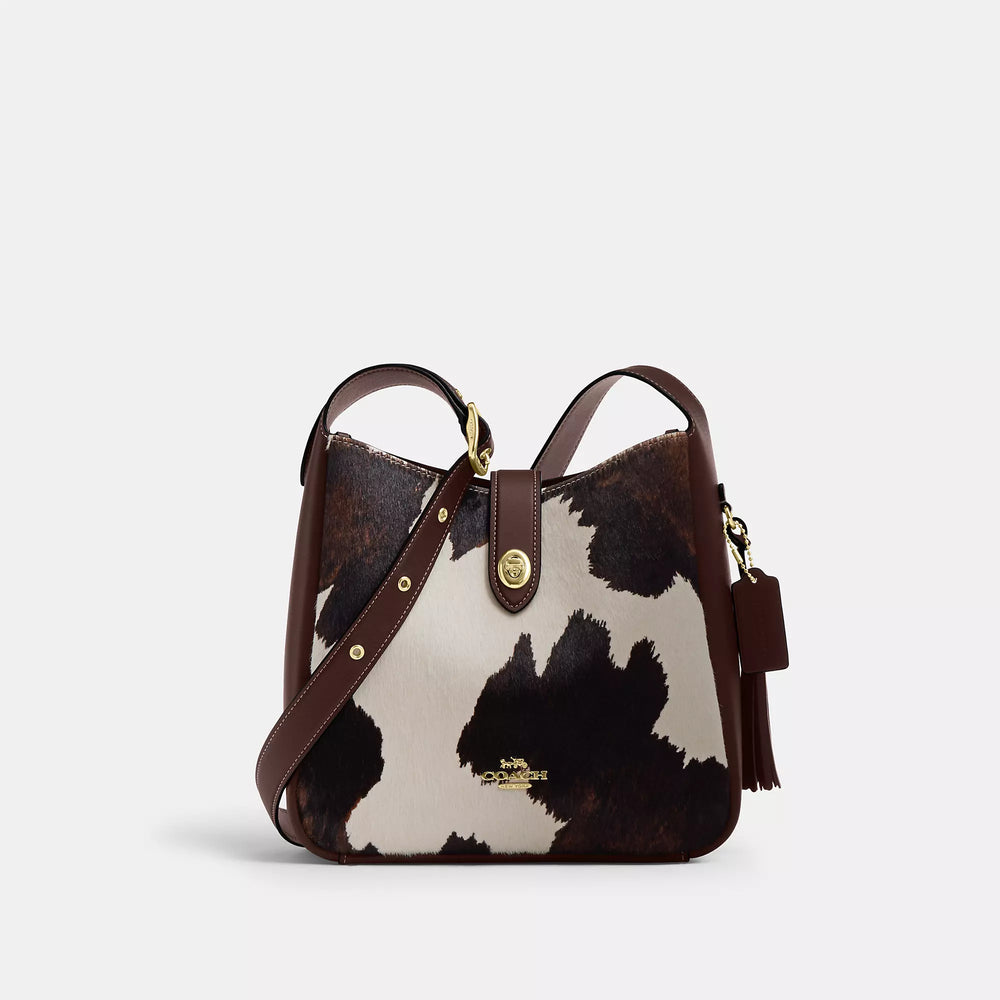 Coach Outlet Hadley Convertible Crossbody Bag With Cow Print And