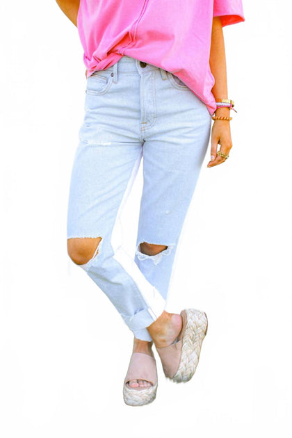 HIDDEN Tracey Straight Leg Jean Blue 27 2