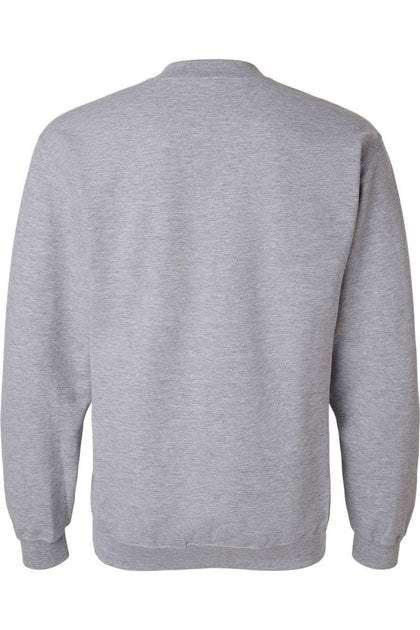 Gildan Softstyle Midweight 1/4 Zip Sweatshirt Grey Medium 3