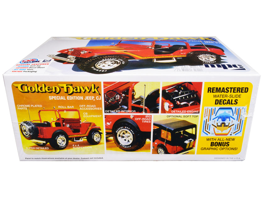 MPC 1981 Jeep CJ5 Golden Hawk Modellbausatz 1/25 3