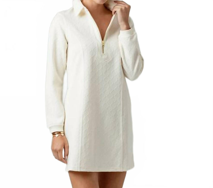 sundays Elliot Mini Dress Beige Medium 2