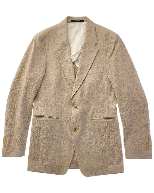 ジャケット・アウター Jewel SILK LINEN SUCKER JACKET &PANTS TODD SNYDER Seersucker Sutton Suit Jacket | ShopSimon