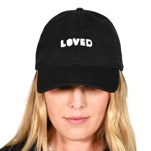 KERRI ROSENTHAL Loved Baseball Hat Black One Size 4
