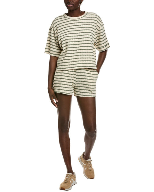 Marion 2-Piece Tee Shirt and Short Set Green Small 2