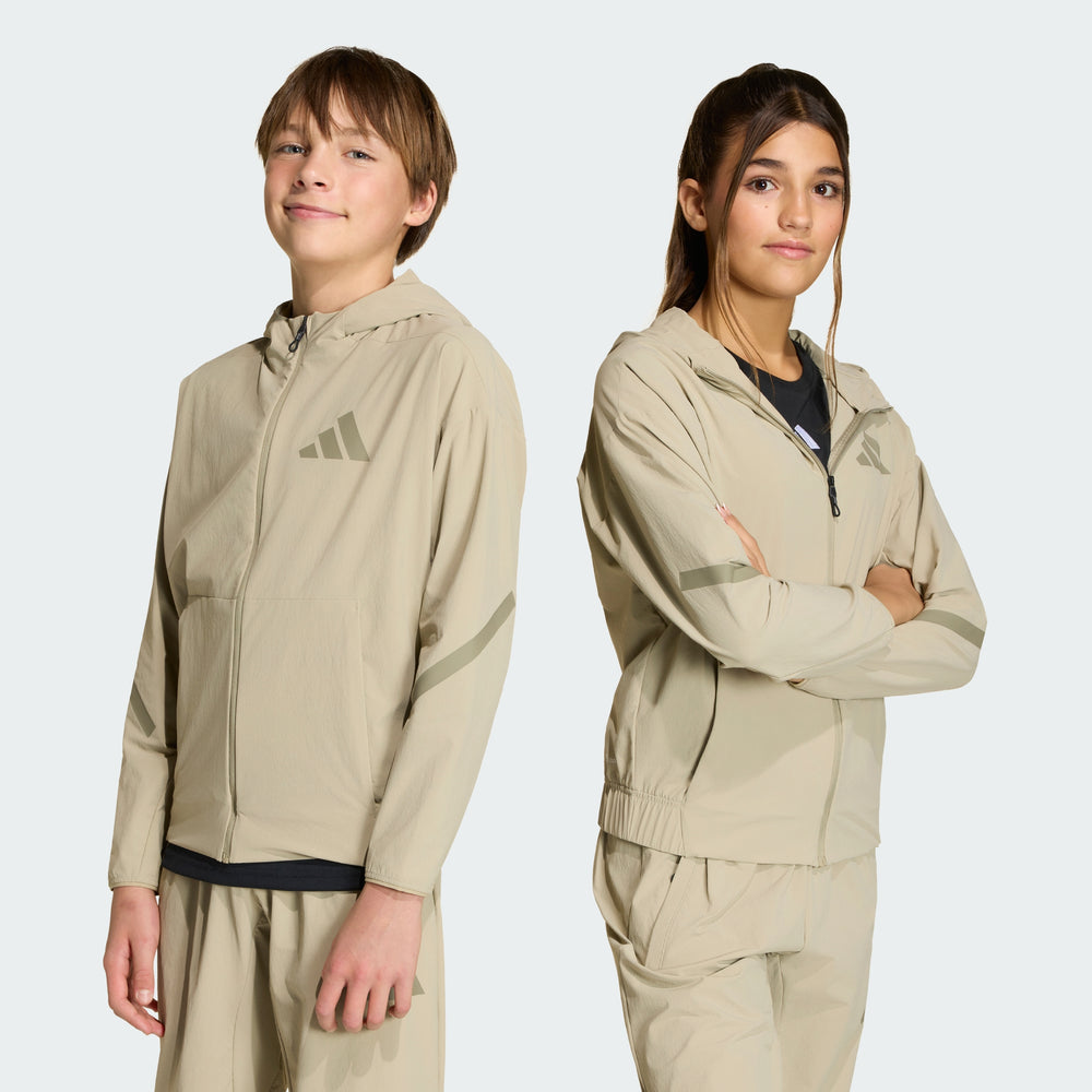 adidas Kids' Z.n.e. Woven Travel Cover Up Track Top | ShopSimon