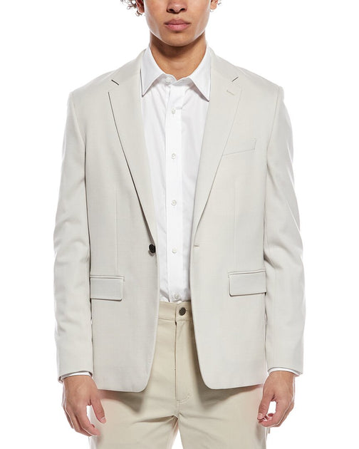 Theory Kanan Wool-Blend Jacket Grey US 46 Regular 2