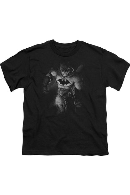 Gildan Batman Materialized Youth T-Shirt Black Large 2