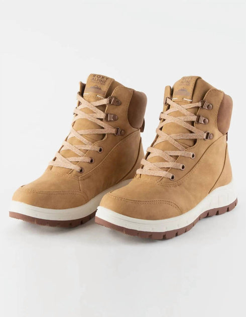 Roxy Karmel Lace-Up Boots Beige US 7 3