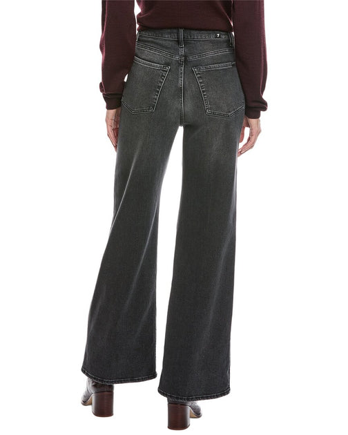 7 For All Mankind Bottomline Wide Leg Jean Grey 29 3