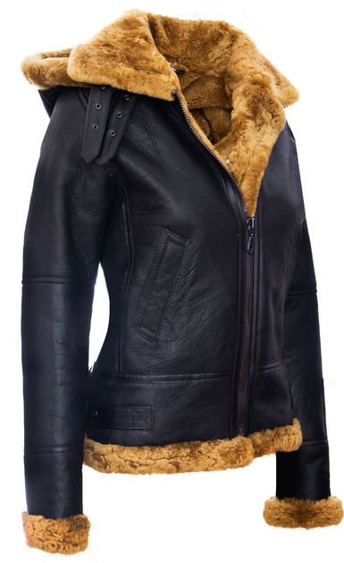 Infinity Palermo Hooded Sheepskin Flying Jacket Multi 5XL 4