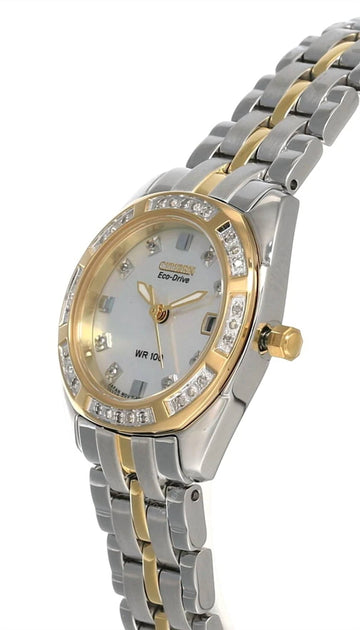  Citizen Women's Wristwatch Eco Drive Gold 4