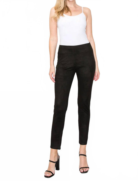 Joh Faux Suede Pants Black Small 2