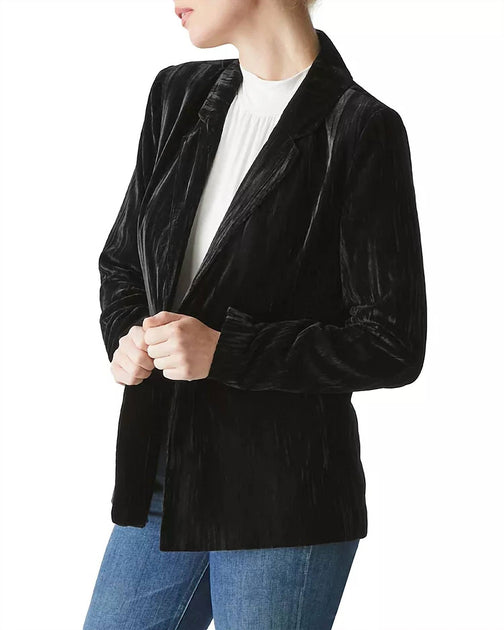 Michael Stars Darby Longline Blazer Black XSmall 4