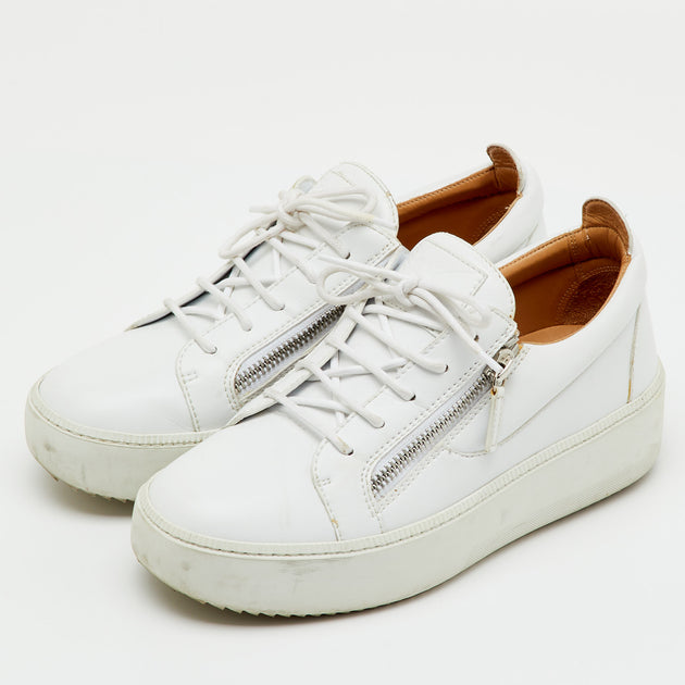 Giuseppe Zanotti Frankie Low Top Platform Sneakers White EU 41 3