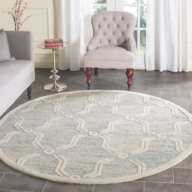 Safavieh Cambridge Area Rug Light Blue/Ivory 4