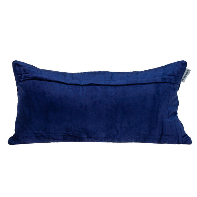 Hivvago Tufted Lumbar Throw Pillow Blue 3