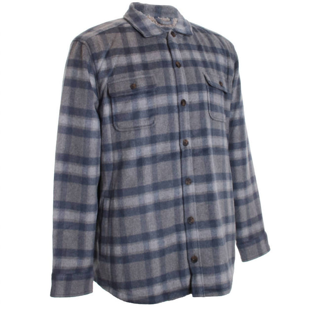 Johnnie-O Hassler Shirt Jacket Blue Medium 3