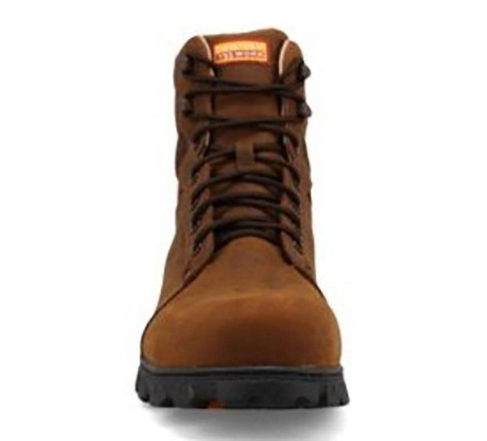 Twisted X Nano Safety-Toe Barnshield Work Boot Brown US 10.5 4