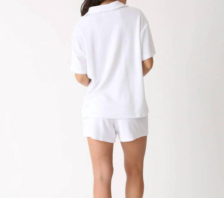 Electric & Rose Piper Top White Small 4