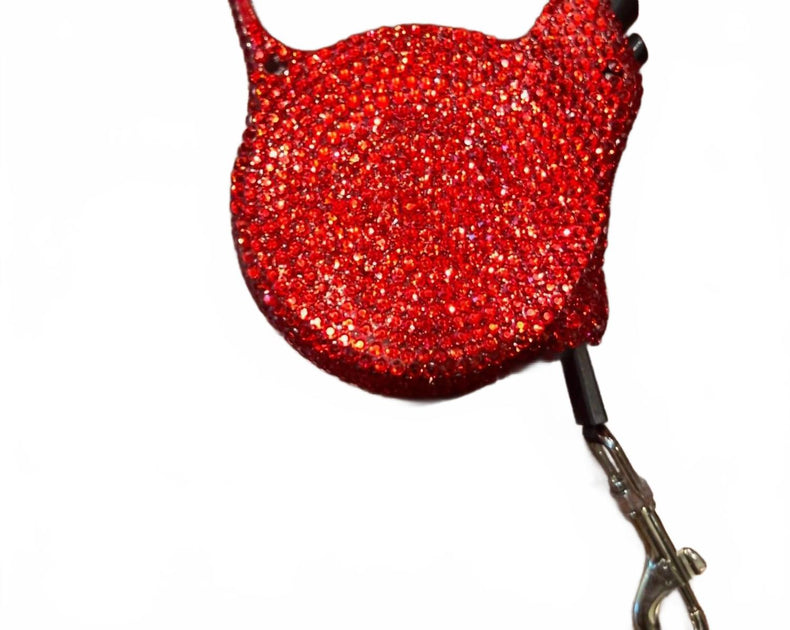 All That Glitterz Jeweled Leash Red 2