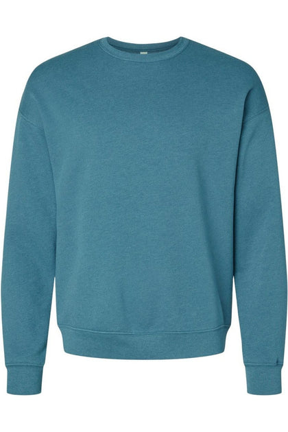 BELLA + CANVAS Sponge Fleece Drop Shoulder Crewneck Sweatshirt Blue Medium 2