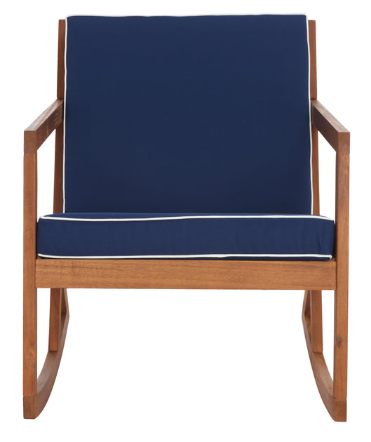 Safavieh Vernon Rocking Chair Navy 2
