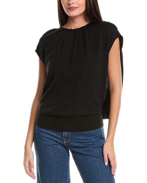 SIMKHAI Lamara Wool Pullover Black Small 2