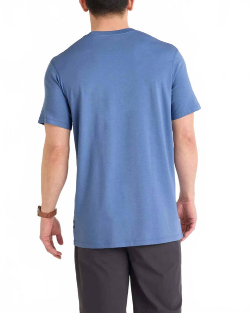SAXX Droptemp Cooling Tee Blue Small 3