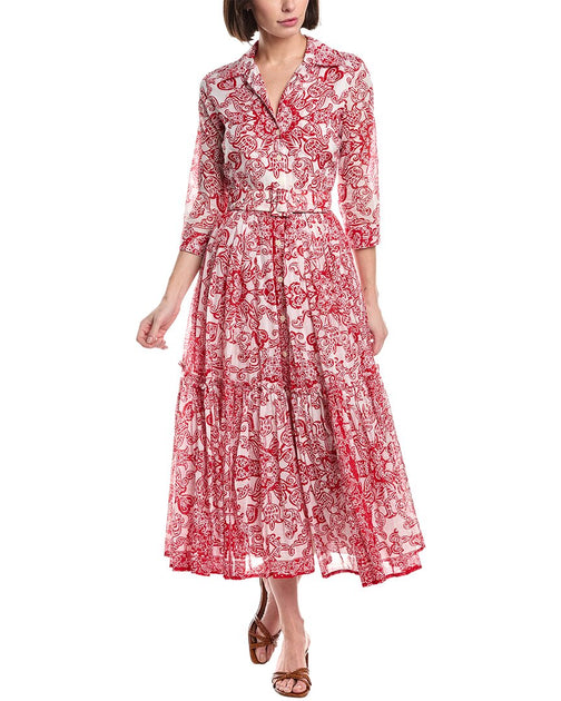 Samantha Sung Melanie Hemdkleid Rot US 6 2