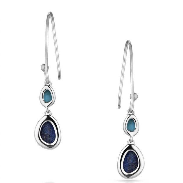 Montana Silversmiths Nature's Obsession Earrings Blue One Size 4