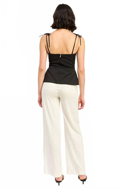 En Saison Clarisse Sleeveless Top Black Medium 3