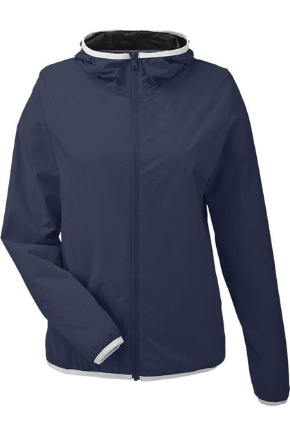 Nautica Stillwater Hooded Windbreaker Blue Large 4