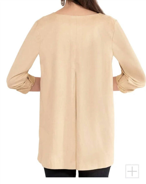 Gretchen Scott Damen Ultra Suede Swing Top 3
