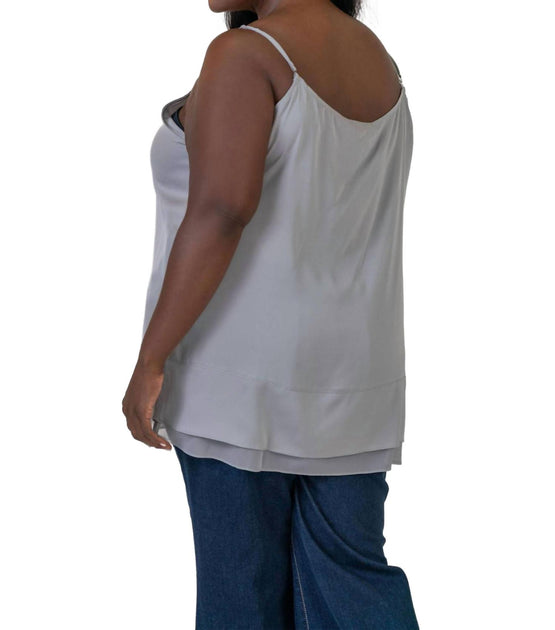 Silk95five Zanzi Cami White 1X 3