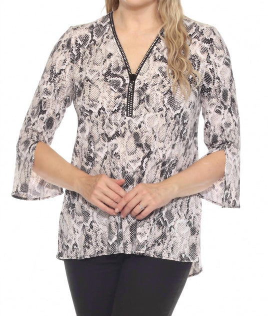 Joseph Ribkoff Tunic Top Beige UK 12 2
