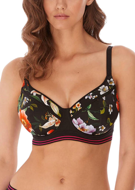 Freya Club Envy Sweetheart Padded Bikini Top Black 32I 2