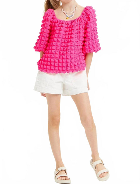 GoodGirl Bubble Top Pink Large 3